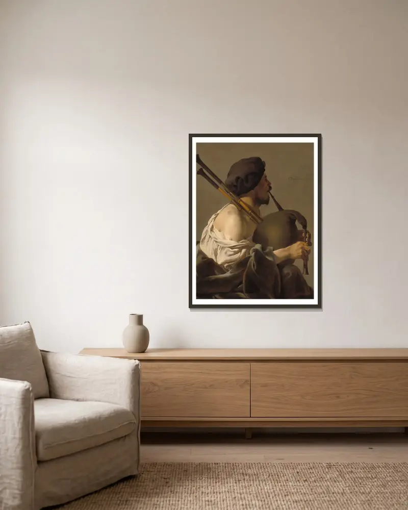 Dudziarz, Hendrick Ter Brugghen w ramie na ścianie