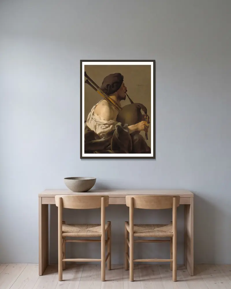 Dudziarz, Hendrick Ter Brugghen w ramie na ścianie