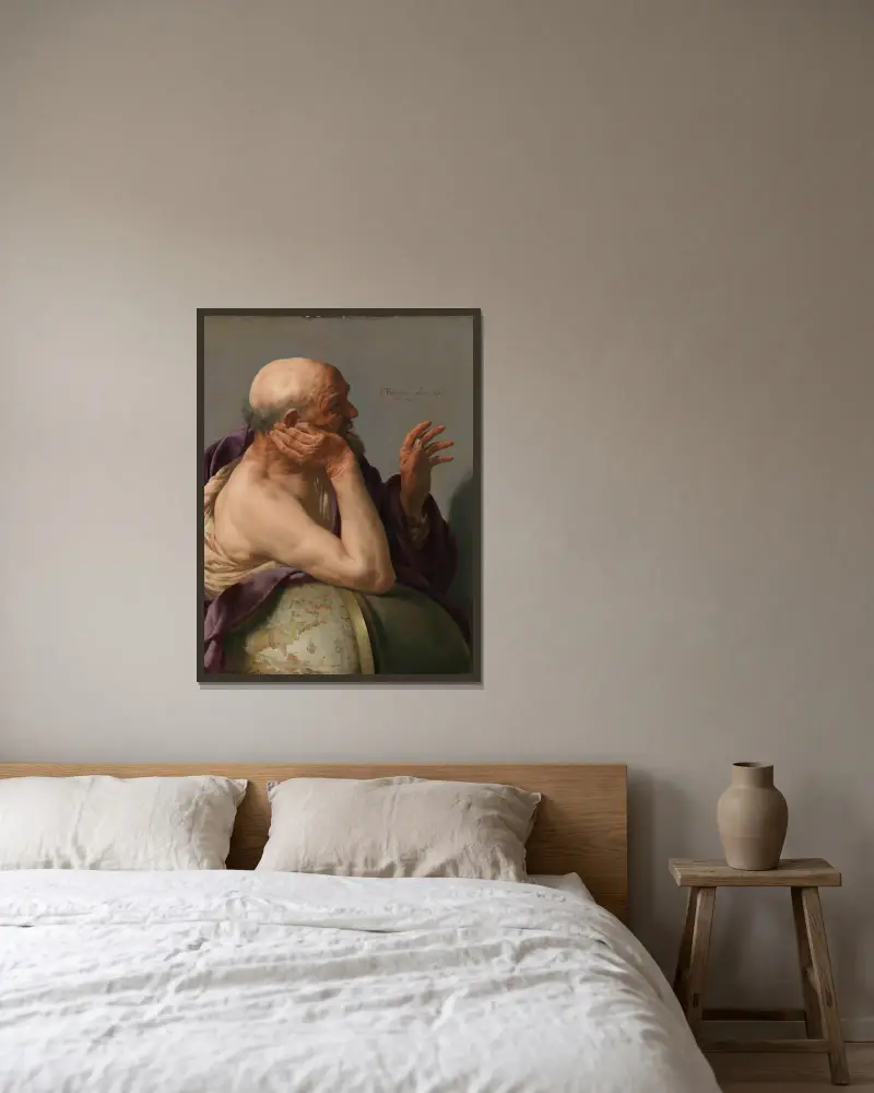 Heraklit, Hendrick Ter Brugghen w ramie na ścianie
