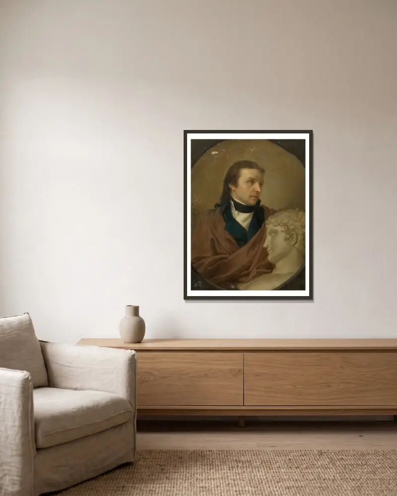Josef Klieber (rzeźbiarz), Johann Baptist von Lampi the Elder w ramie na ścianie