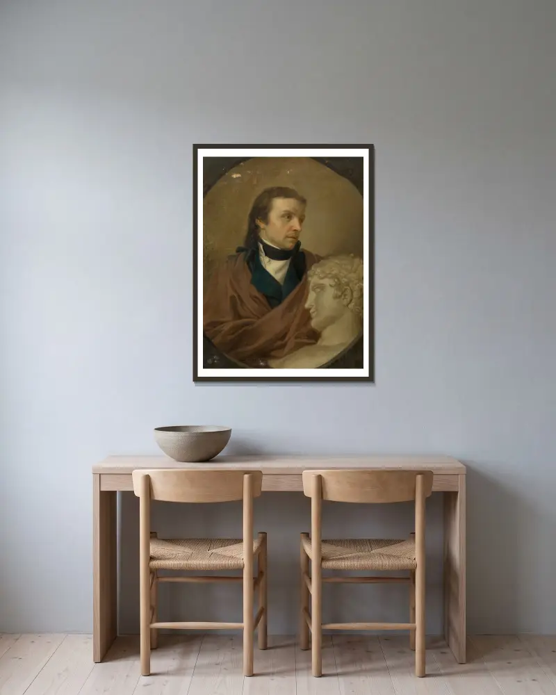 Josef Klieber (rzeźbiarz), Johann Baptist von Lampi the Elder w ramie na ścianie