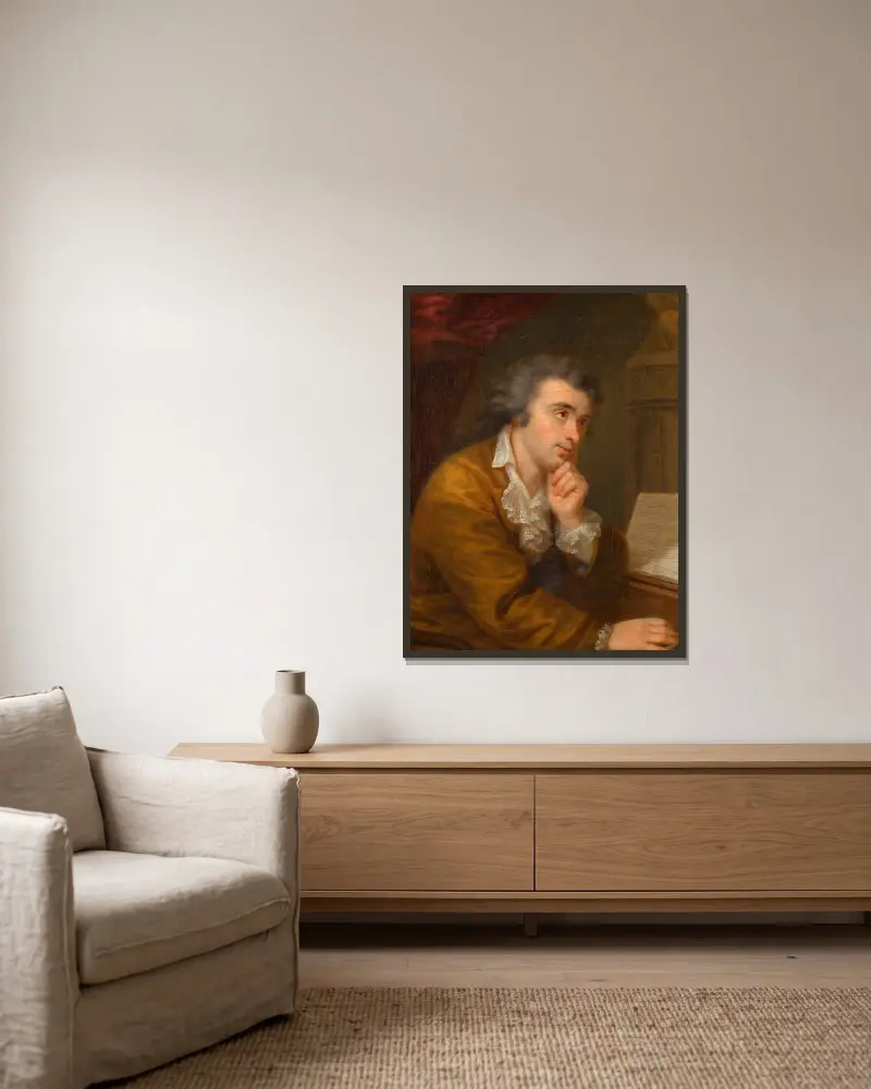 Josef Wölfl (Komponist und Pianist), Johann Baptist von Lampi the Elder w ramie na ścianie