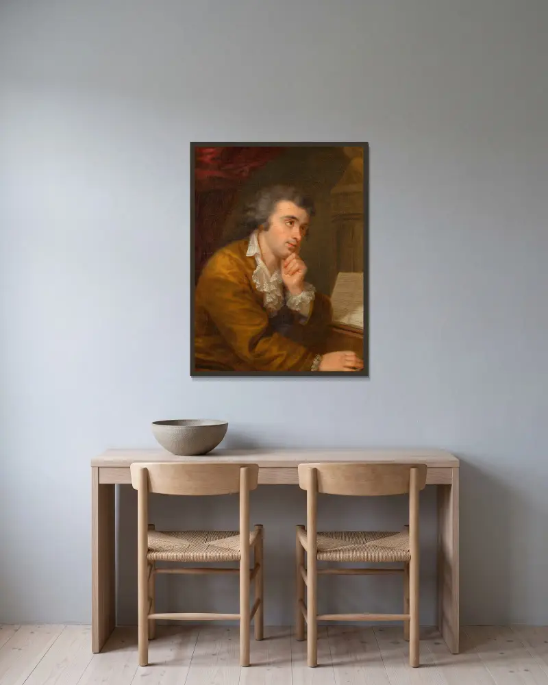 Josef Wölfl (Komponist und Pianist), Johann Baptist von Lampi the Elder w ramie na ścianie