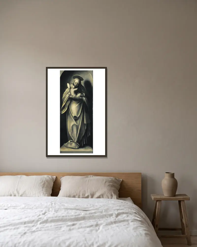 Madonna z Dzieciątkiem, 1509, Lucas Cranach the Elder w ramie na ścianie