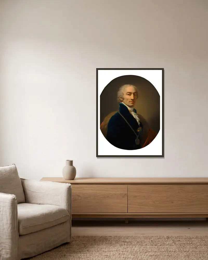 Michael Mayer (Hofquartierbuchverwalter), Johann Baptist von Lampi the Elder w ramie na ścianie