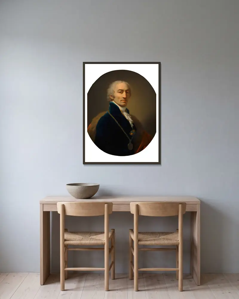 Michael Mayer (Hofquartierbuchverwalter), Johann Baptist von Lampi the Elder w ramie na ścianie