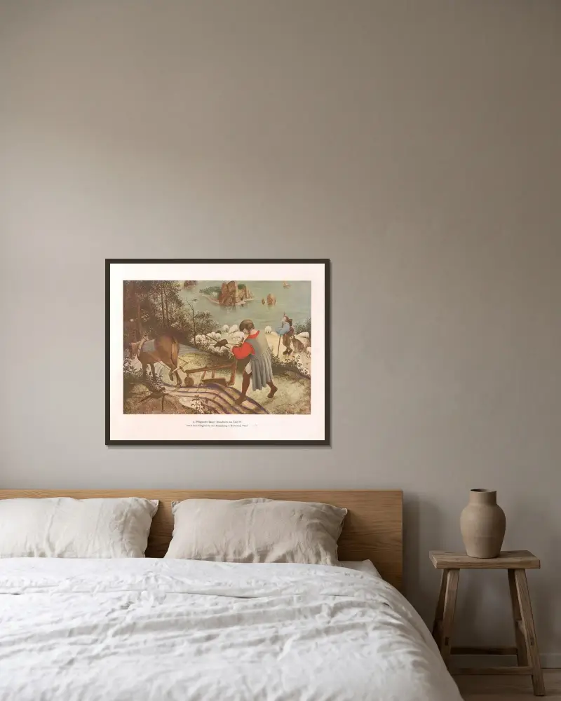 Oráč, Pieter Bruegel The Elder v rámu na stěně