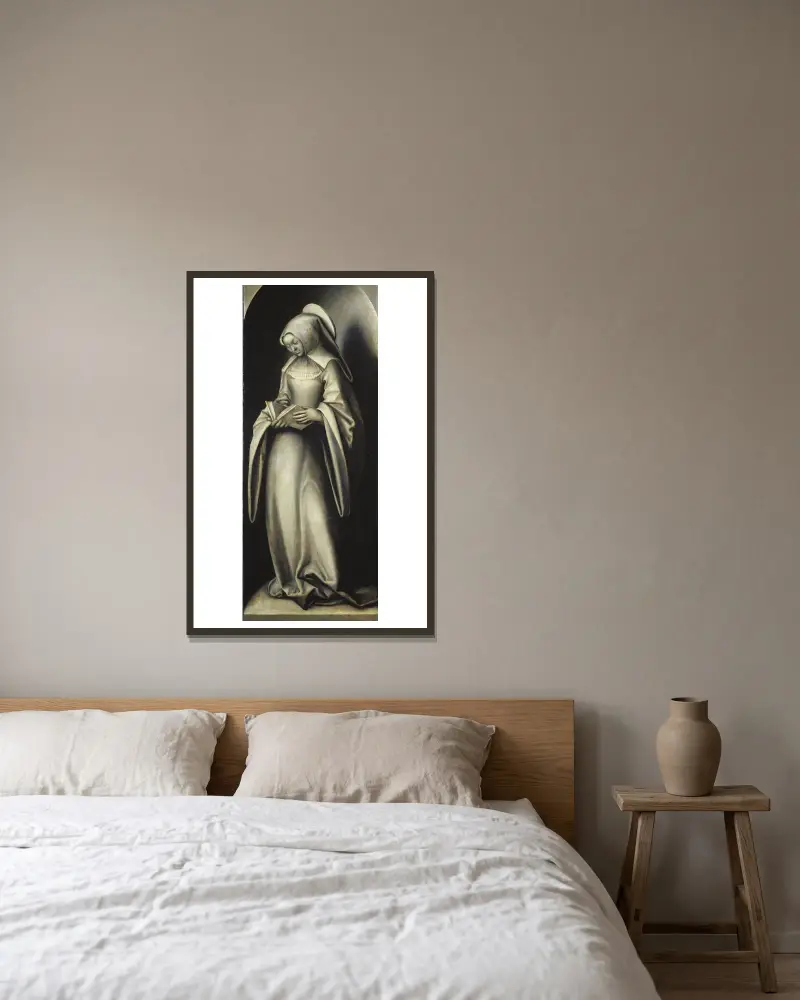 Die heilige Anna von Lucas Cranach the Elder gerahmt an einer Wand