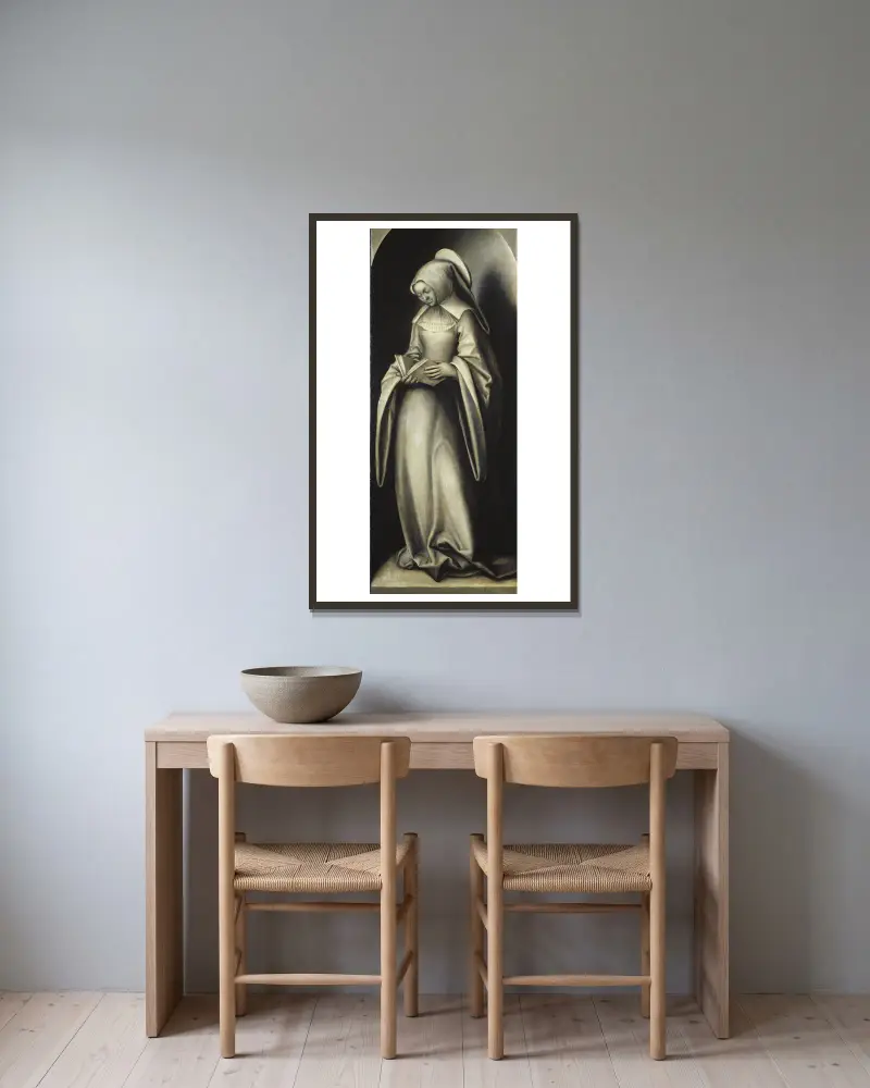 Die heilige Anna von Lucas Cranach the Elder gerahmt an einer Wand