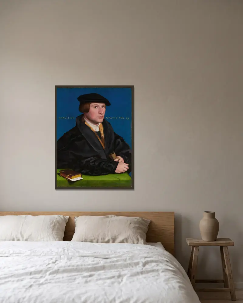 Hermann von Wedigh III, Hans Holbein The Younger w ramie na ścianie