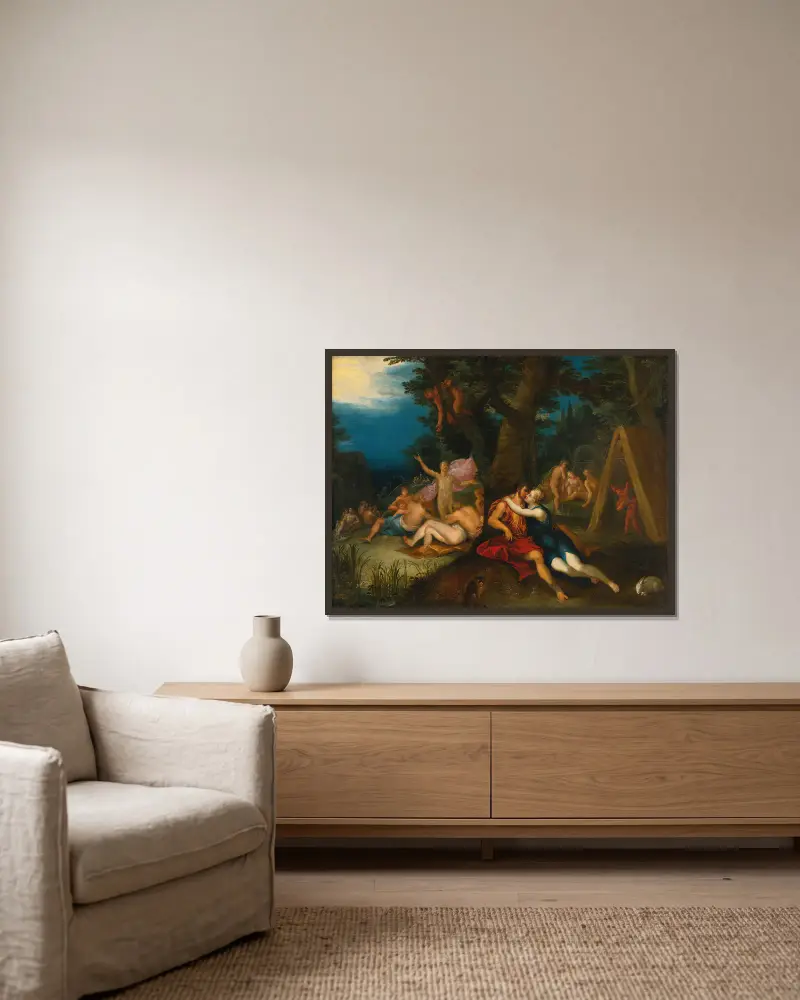 Złoty wiek – nr 2, Frans Francken the Younger w ramie na ścianie