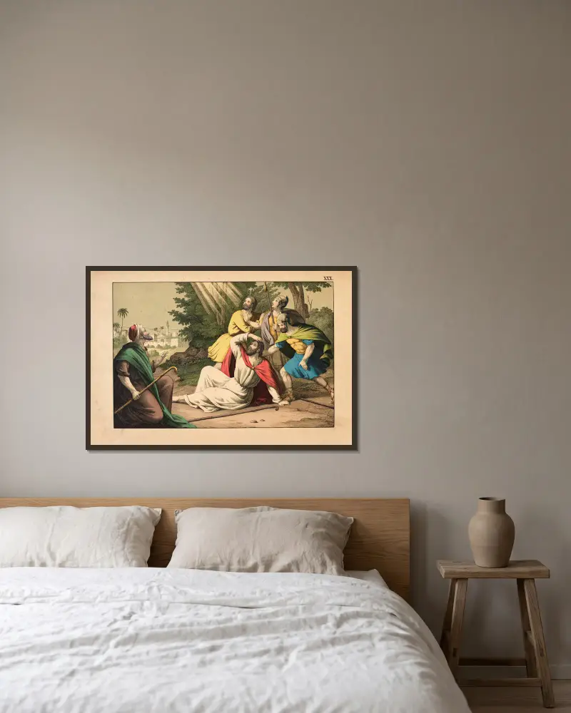 Paul’s conversion av Theodor Eckardt inramad på en vägg