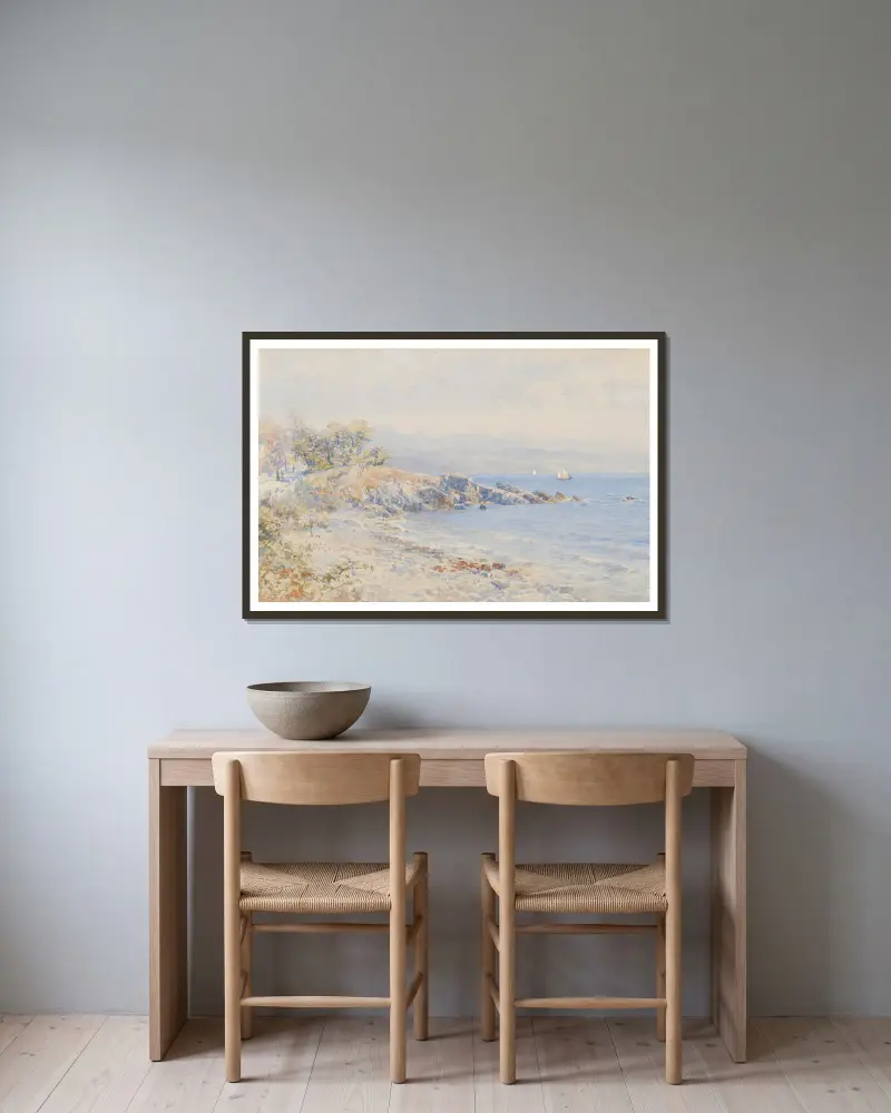Jalta av Edward Theodore Compton inramad på en vägg