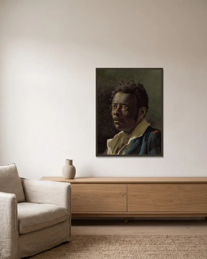 Studium modela Josepha, Théodore Géricault w ramie na ścianie