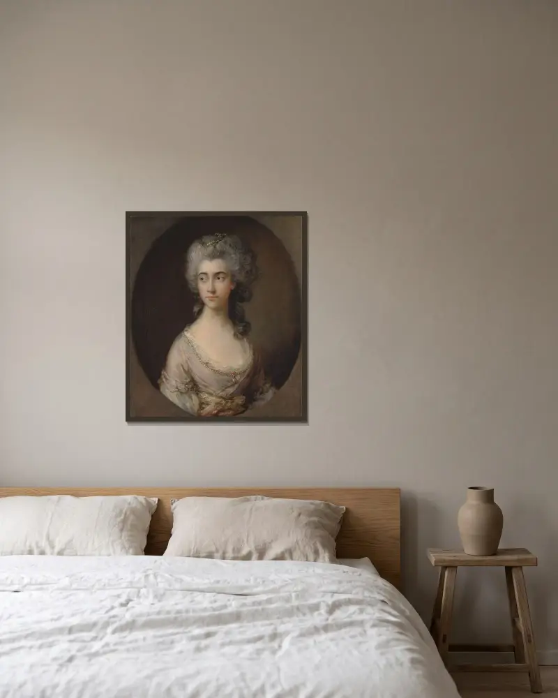Mary Heberden, Thomas Gainsborough w ramie na ścianie