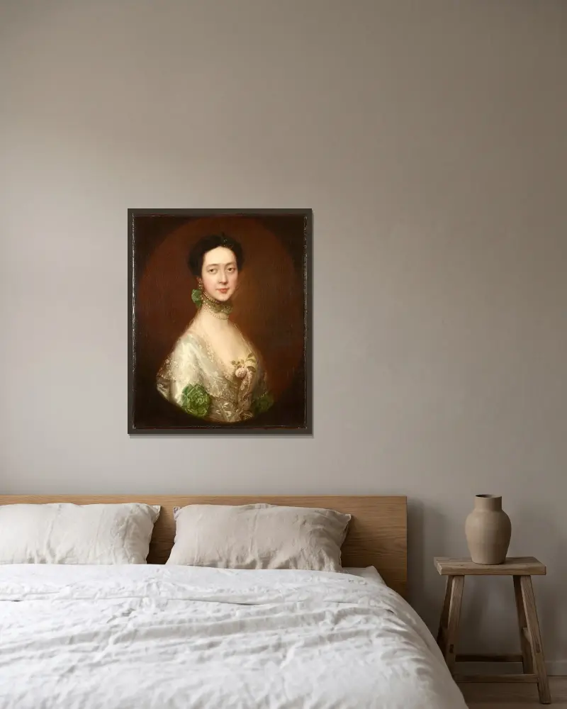 Pani William Monck, Thomas Gainsborough w ramie na ścianie