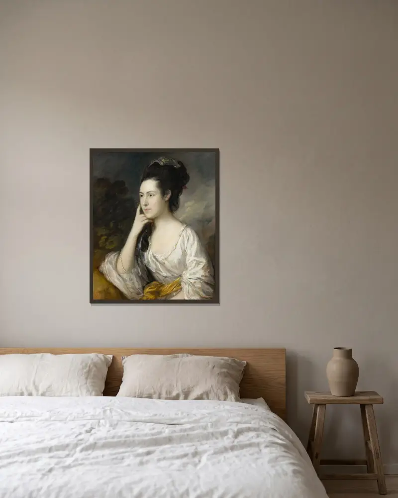 Sarah Rowlls Chad, Thomas Gainsborough w ramie na ścianie