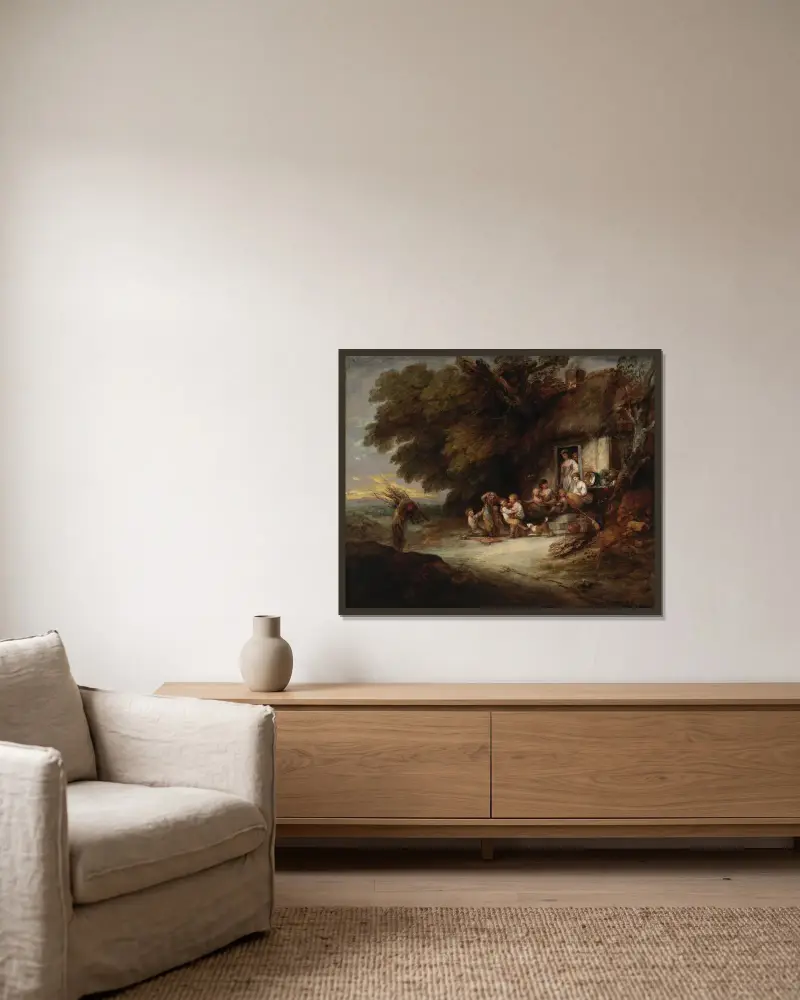 Chattel Door, Thomas Gainsborough v rámu na stěně
