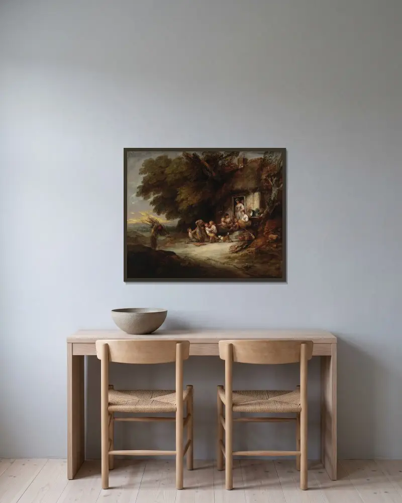 Chattel Door, Thomas Gainsborough v rámu na stěně
