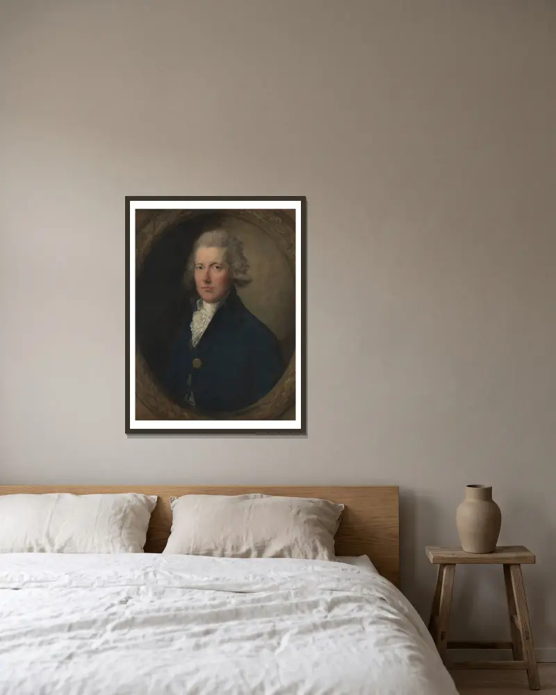 William Pitt, Thomas Gainsborough w ramie na ścianie