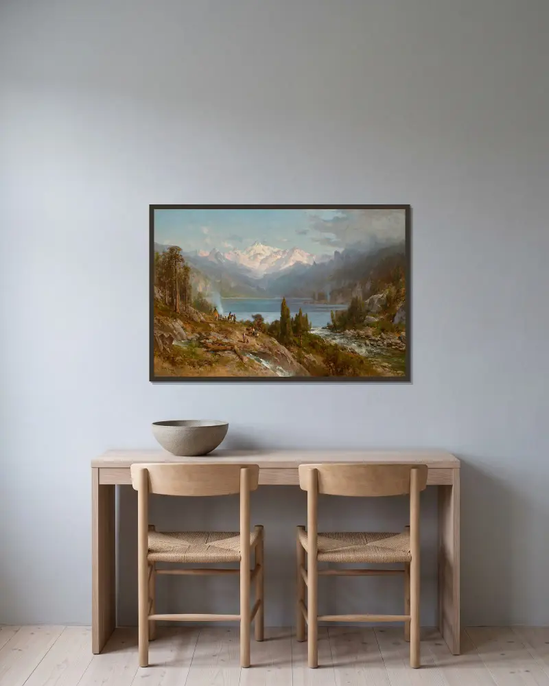 Wysokie Sierra, Thomas Hill w ramie na ścianie
