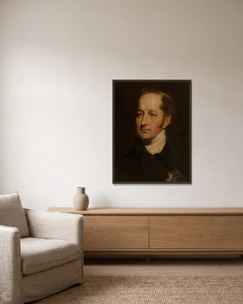 Lord Uxbridge von Sir Thomas Lawrence gerahmt an einer Wand