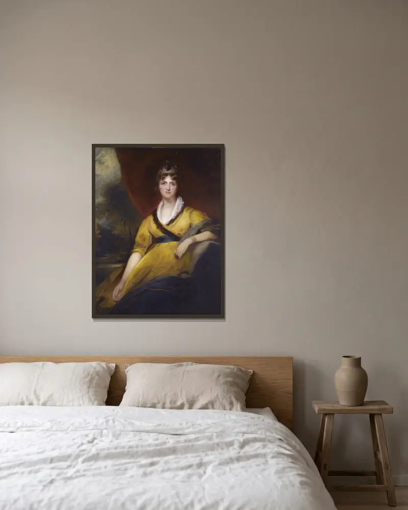 Mary, grevinna av Inchiquin av Sir Thomas Lawrence inramad på en vägg