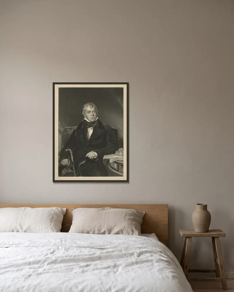 Sir Walter Scott, Sir Thomas Lawrence w ramie na ścianie