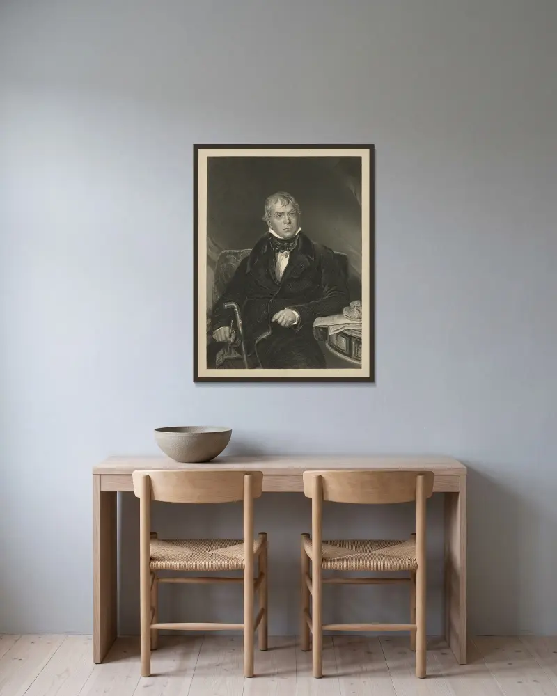 Sir Walter Scott, Sir Thomas Lawrence w ramie na ścianie