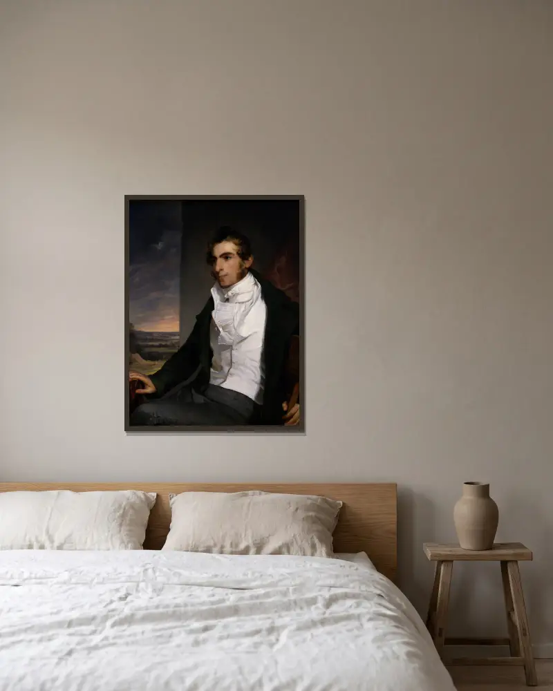Daniel La Motte von Thomas Sully gerahmt an einer Wand