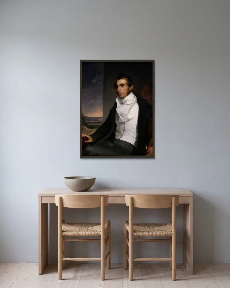 Daniel La Motte von Thomas Sully gerahmt an einer Wand