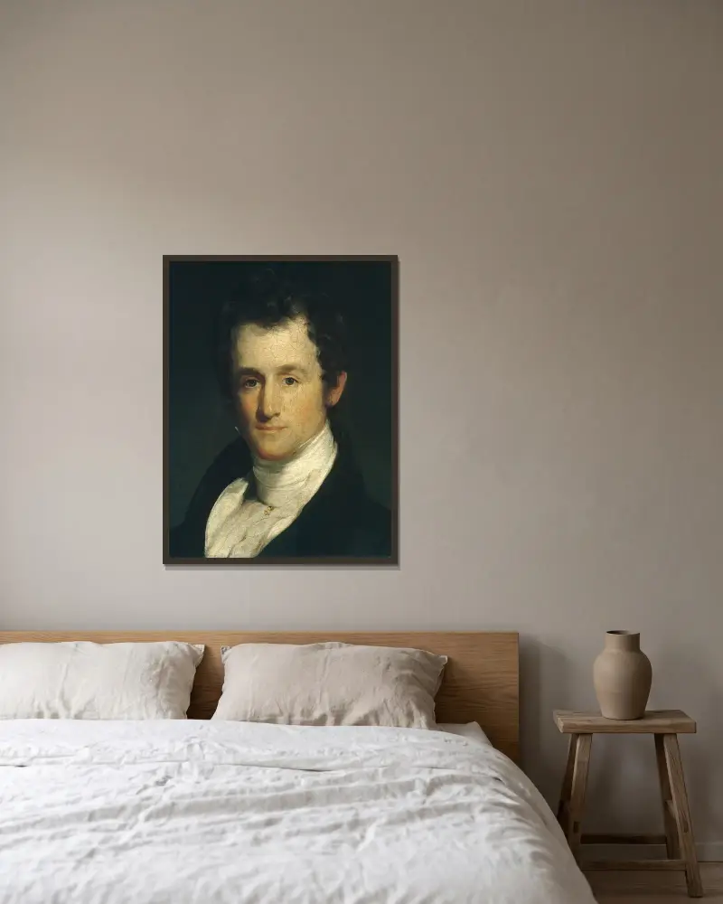 John Finley av Thomas Sully inramad på en vägg