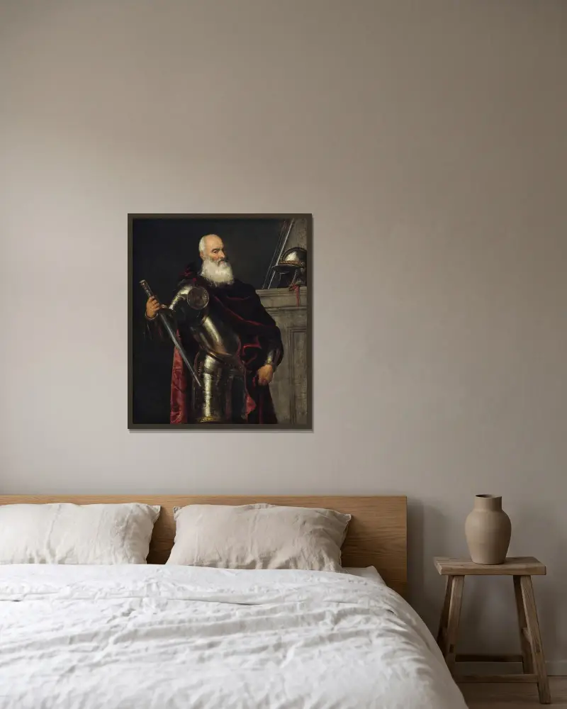 Vincenzo Cappello von Titian gerahmt an einer Wand