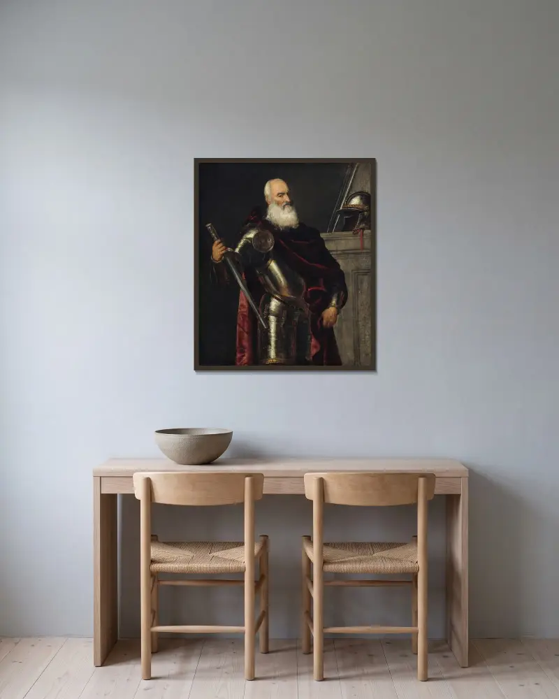 Vincenzo Cappello von Titian gerahmt an einer Wand