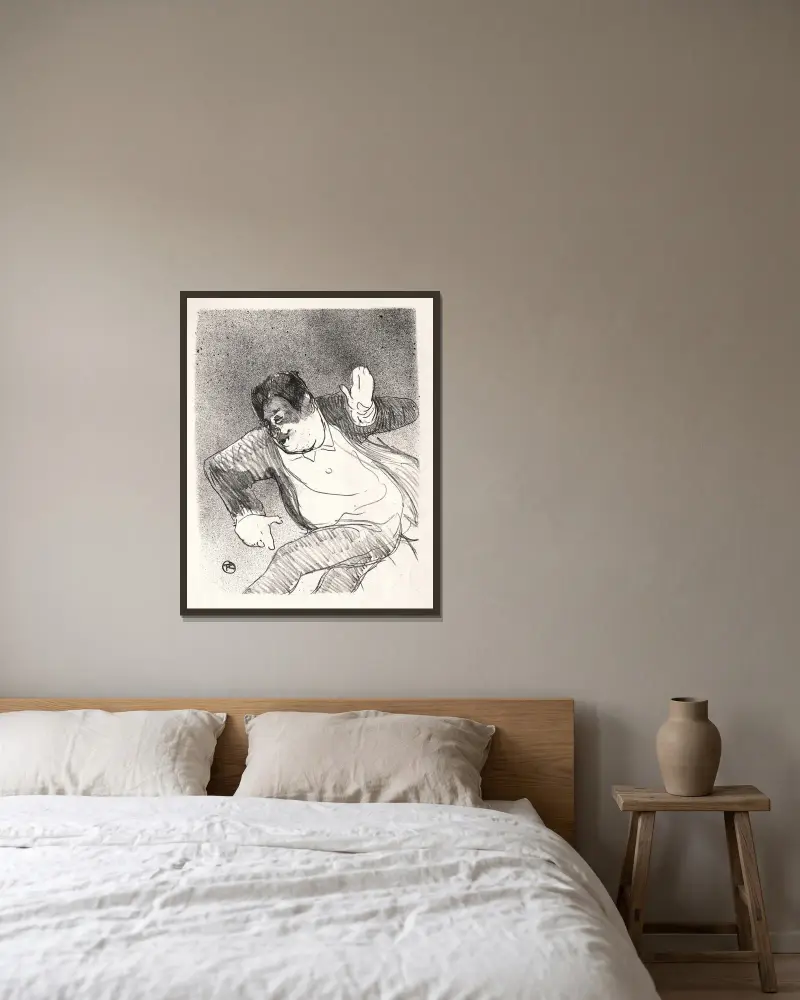 Caudieux, Henri de Toulouse-Lautrec w ramie na ścianie