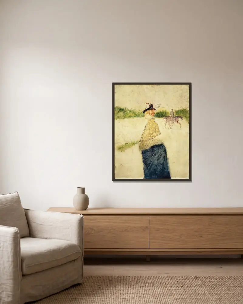 Émilie von Henri de Toulouse-Lautrec gerahmt an einer Wand