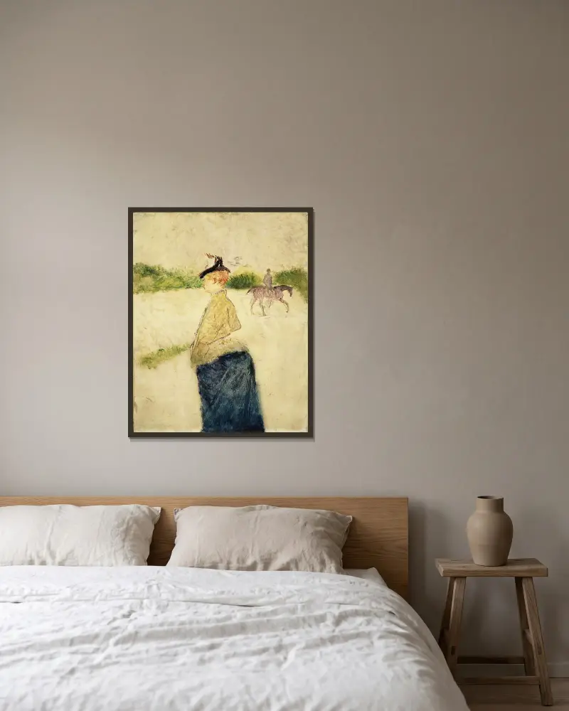 Émilie von Henri de Toulouse-Lautrec gerahmt an einer Wand