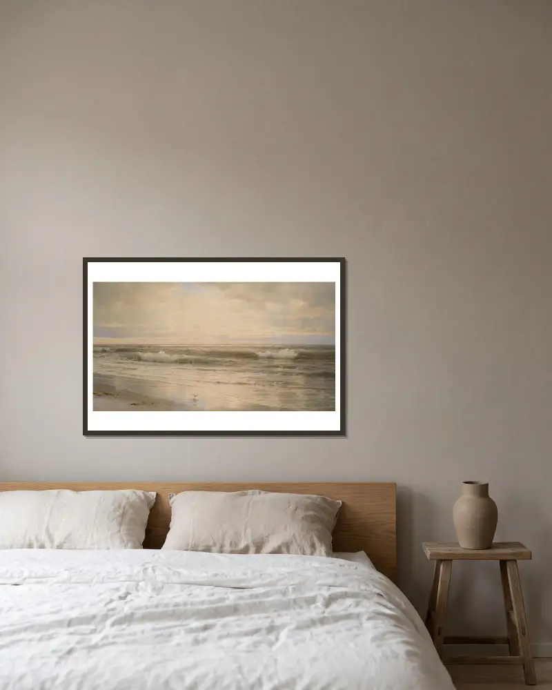 Atlantikküste von William Trost Richards gerahmt an einer Wand