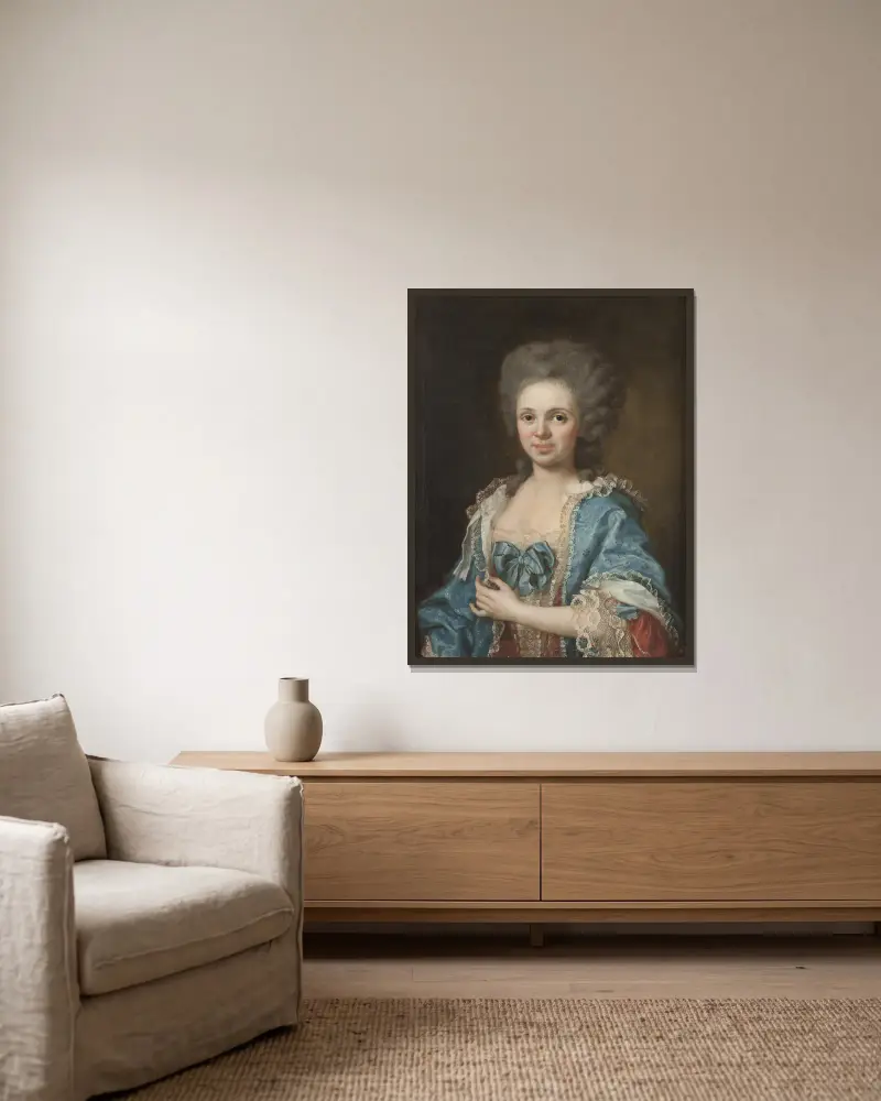 Fredrika Svan von Ulrika Pasch gerahmt an einer Wand