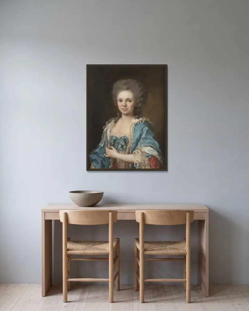 Fredrika Svan von Ulrika Pasch gerahmt an einer Wand