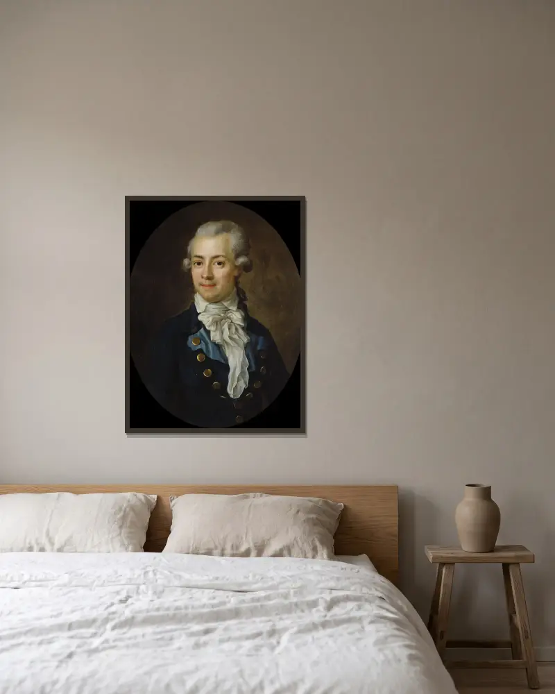 Gustav Adolf Reuterholm, 1756–1813, 1756 – nr 1 av Ulrika Pasch inramad på en vägg