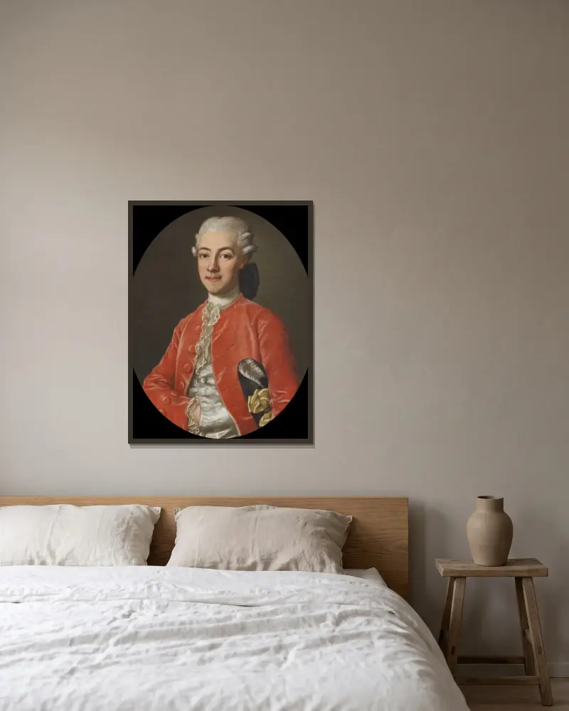 Gustav Adolf Reuterholm, 1756–1813, 1756 – nr 2 av Ulrika Pasch inramad på en vägg