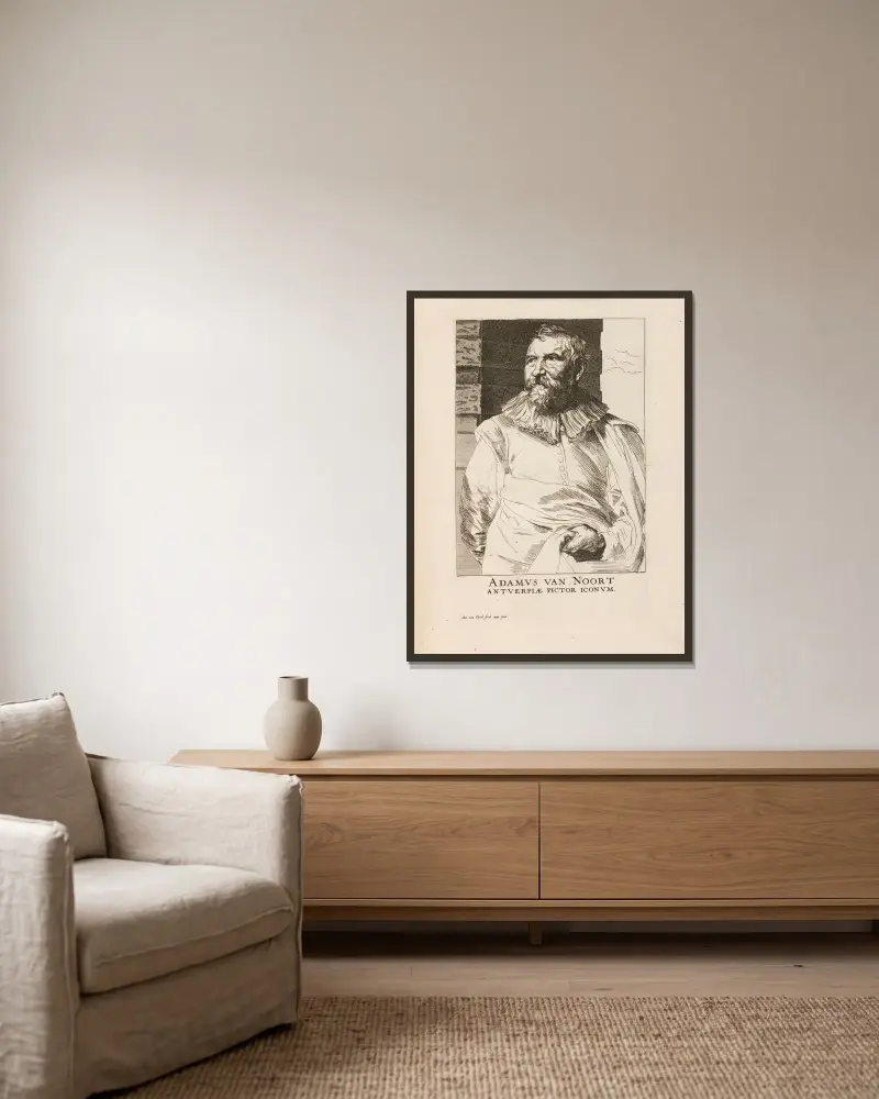 Adam van Noort, Anthony van Dyck v rámu na stěně