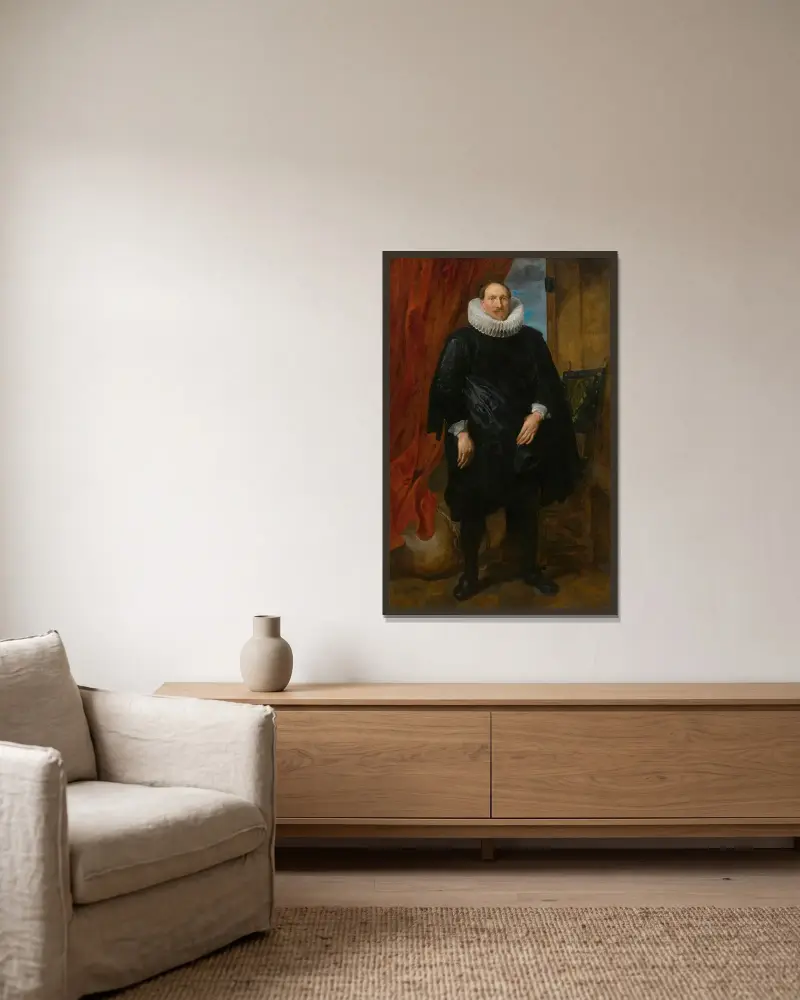 Alexander lub Jan Vinck, Anthony van Dyck w ramie na ścianie