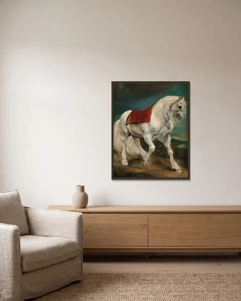 Andaluský kůň, Anthony van Dyck v rámu na stěně