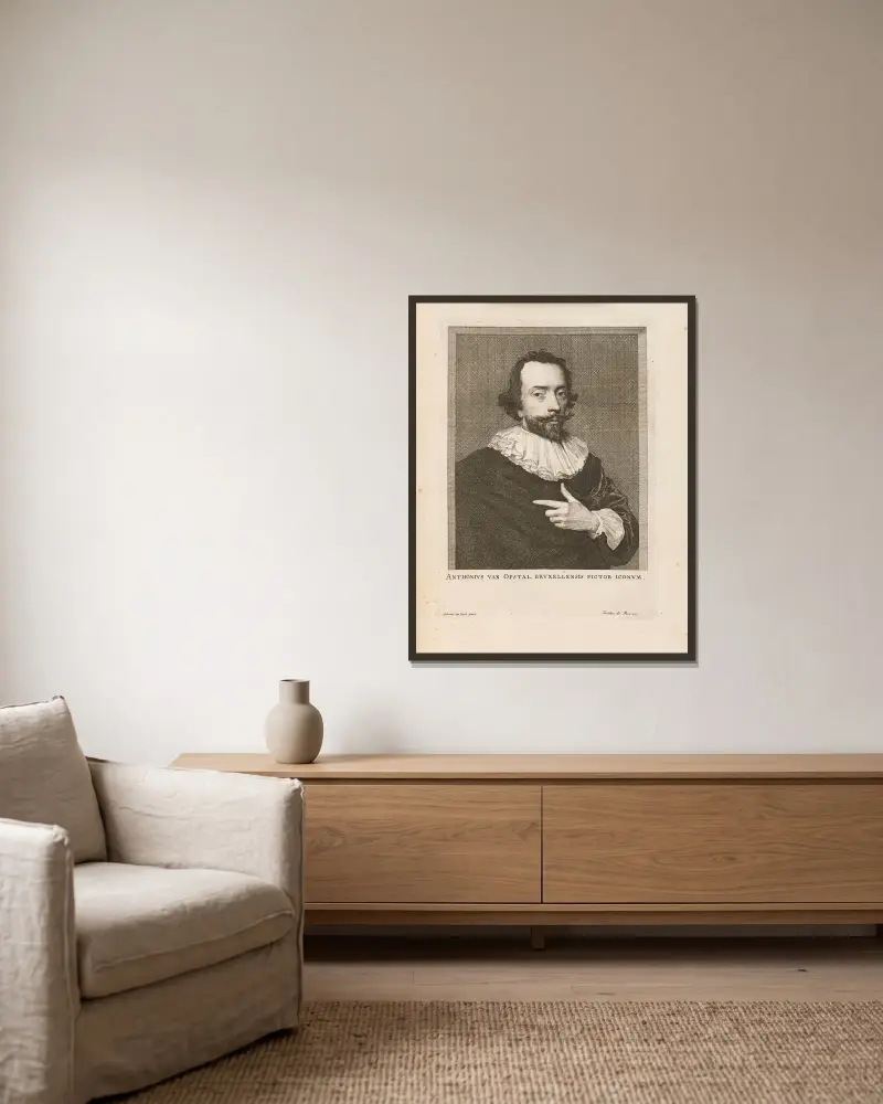 Anthonius van Opstal, Anthony van Dyck v rámu na stěně