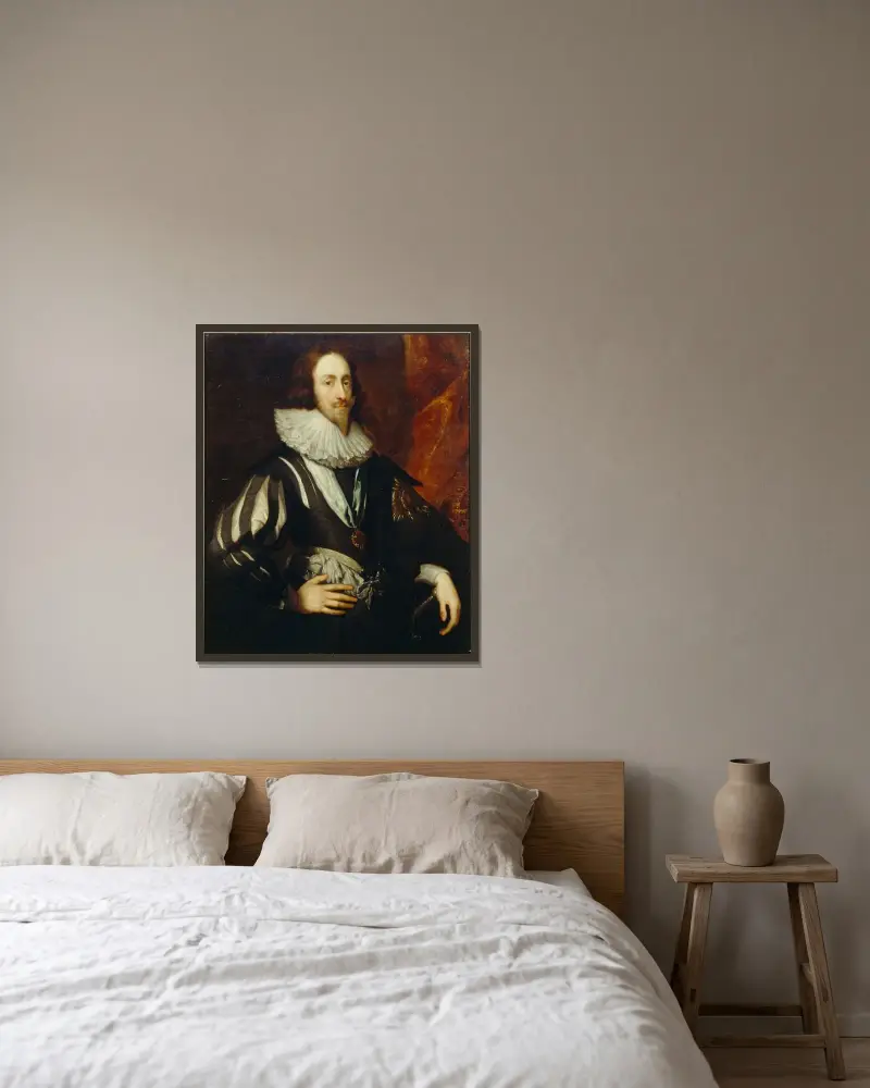 Karel I. – Nr. 2, Anthony van Dyck v rámu na stěně