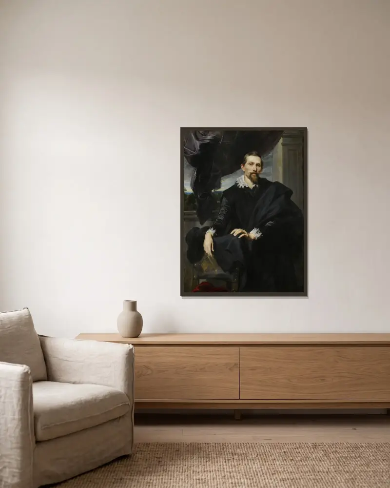 Frans Snyders, Anthony van Dyck v rámu na stěně
