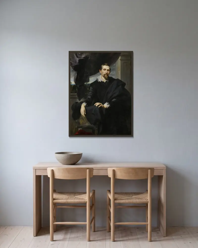 Frans Snyders, Anthony van Dyck v rámu na stěně