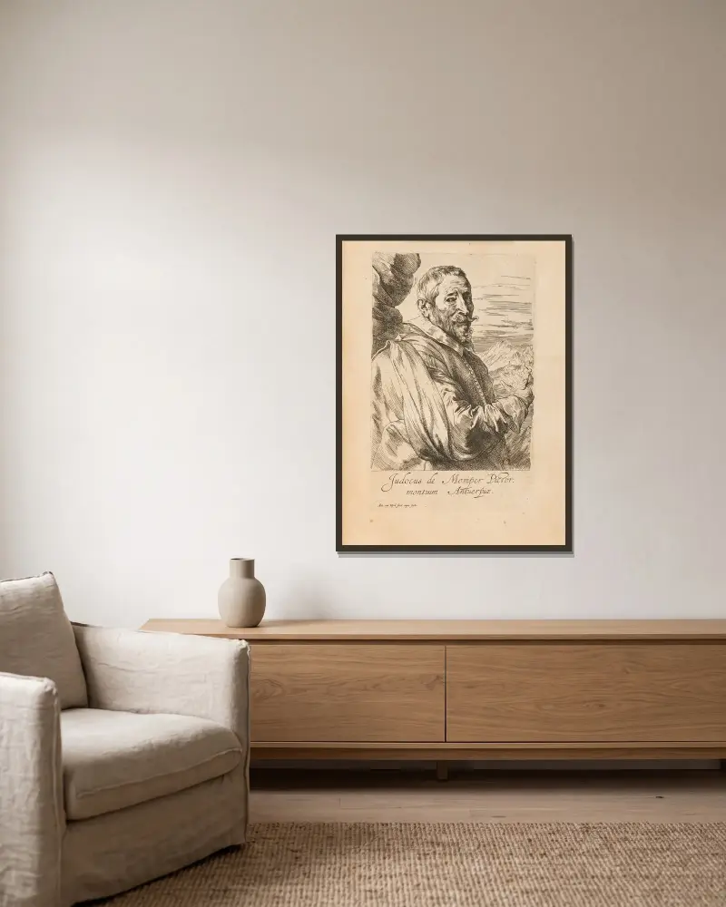 Joos de Momper, Anthony van Dyck w ramie na ścianie